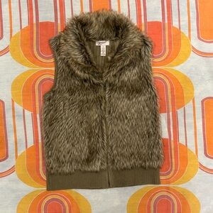 Vintage Y2K Faux Fur Vest